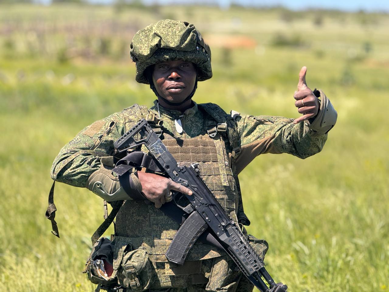 Amadi Okoro - soldier from Nigeria